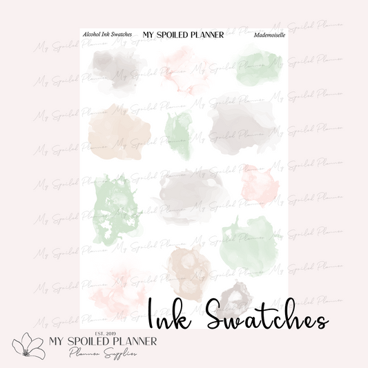 Mademoiselle Ink Swatches