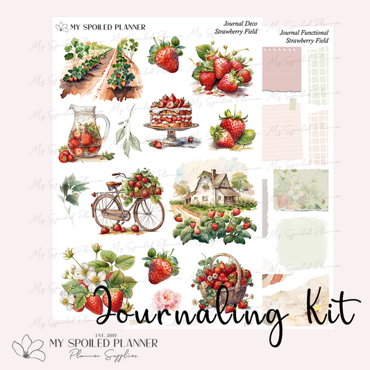 Strawberry Field Journaling Kit