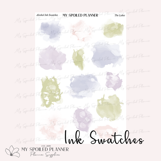 The Lakes Ink Swatches