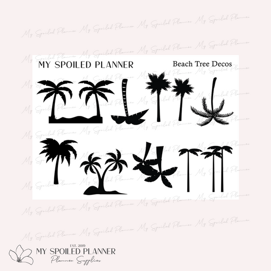 Beach Tree Deco - Summer Foil