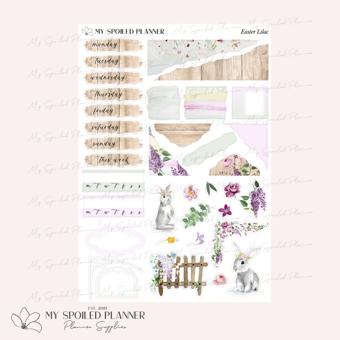 Easter Lilac Weekly Kit
