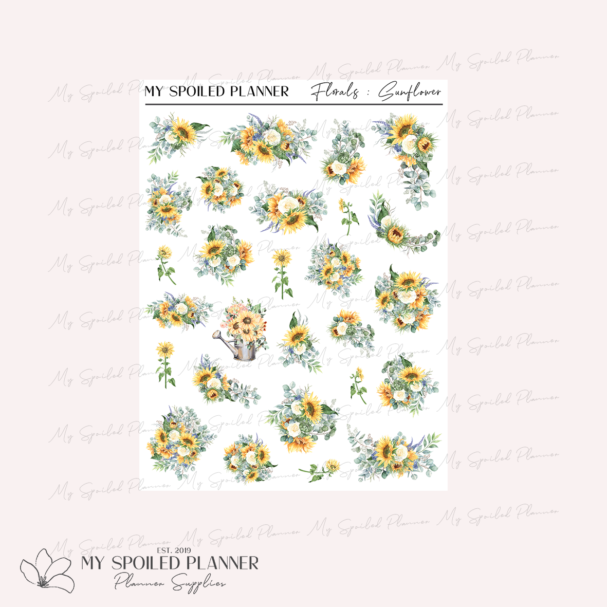 Sunflower Deco Sheet
