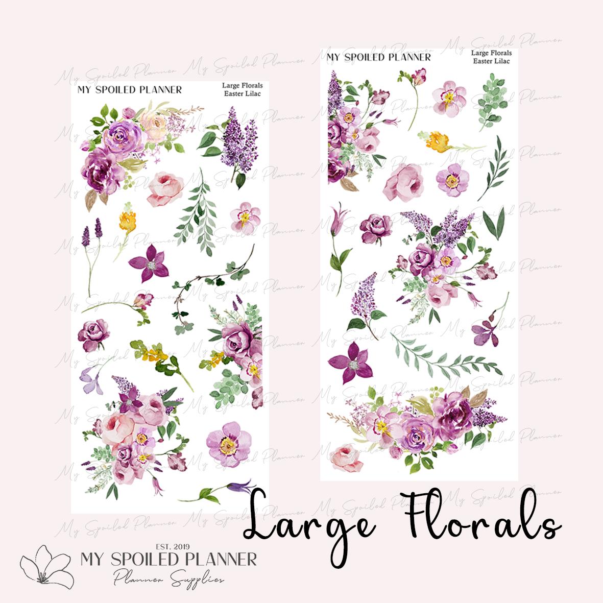 Easter Lilac Large Florals