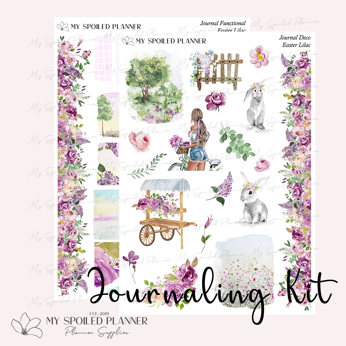 Easter Lilac Journaling Kit